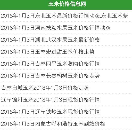 玉米价格最新行情河北,河北玉米价格最新行情分析